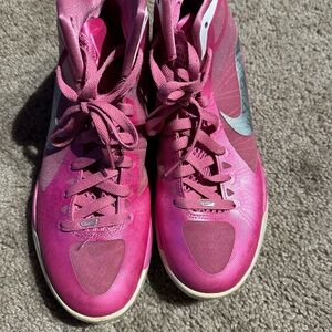 Nike Pink Athletic High-Top Sneakers
